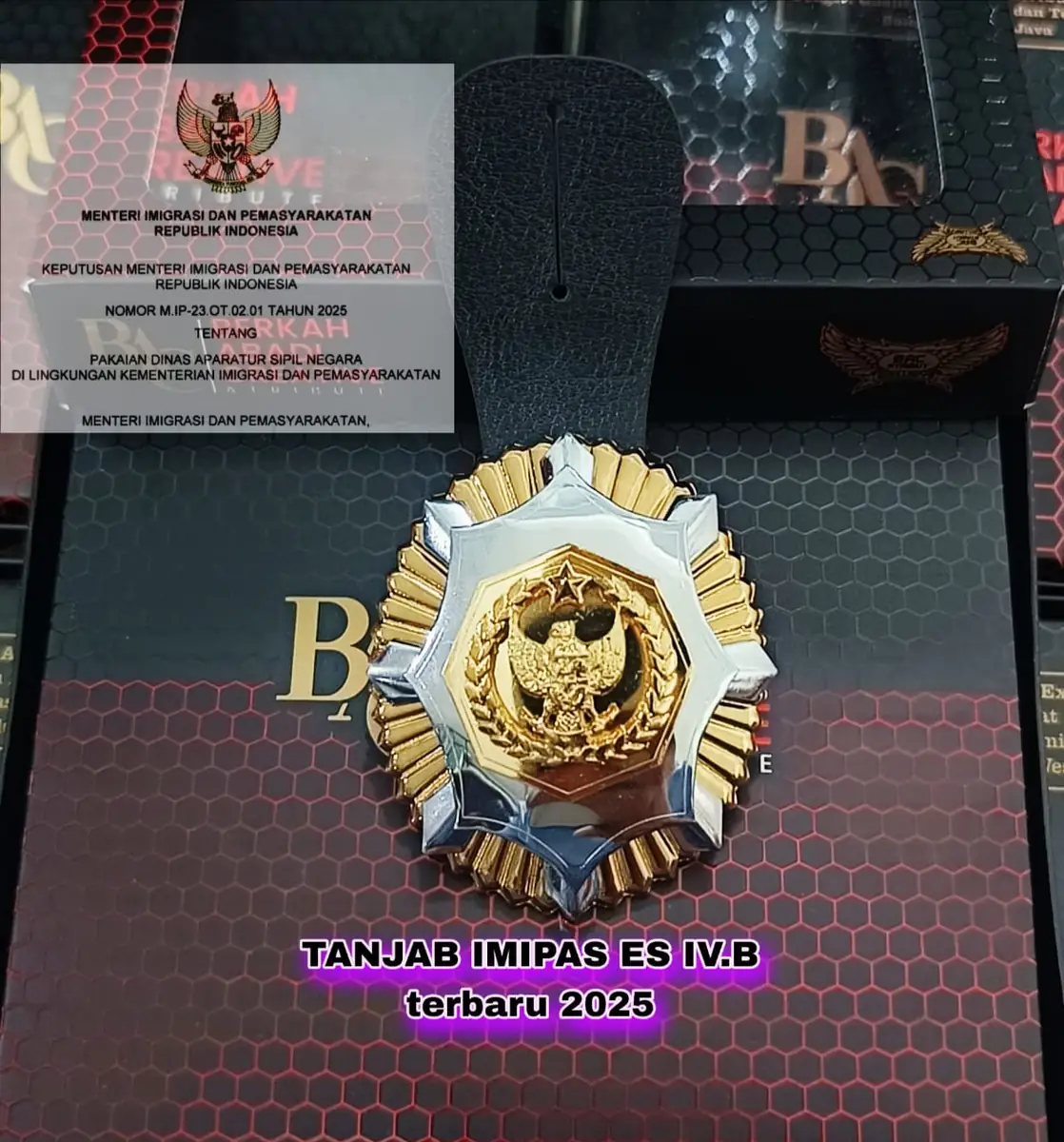 Foto Tanda Jabatan Imipas