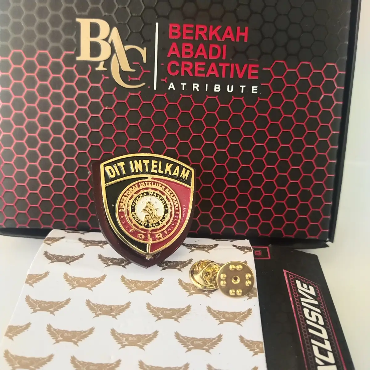 Foto Pin Polisi Dit Intelkam